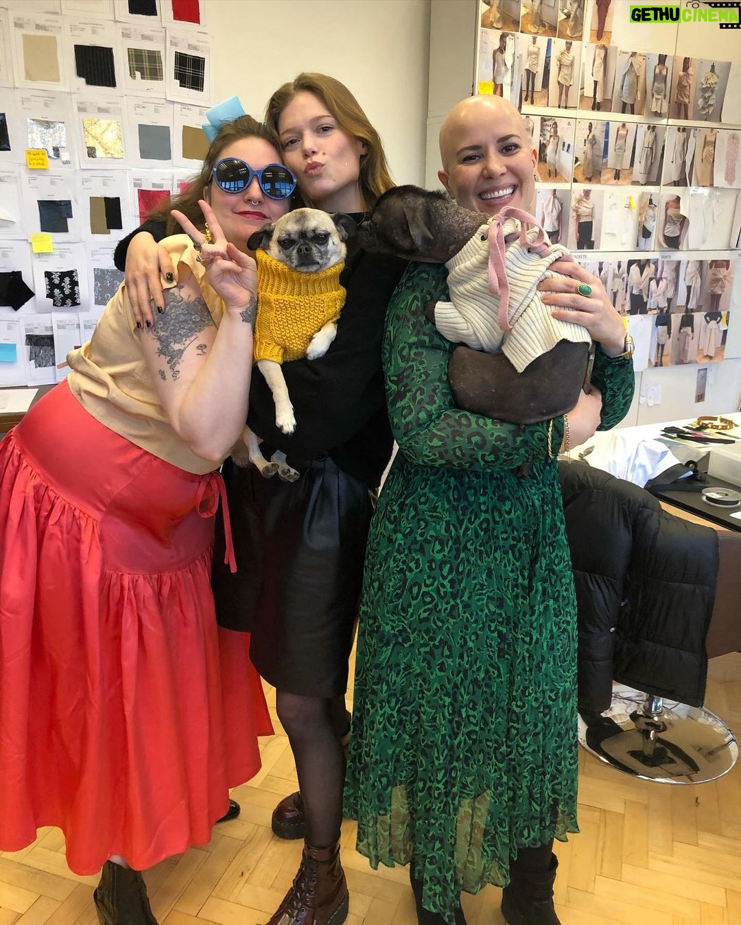 Lena Dunham Instagram - The first time I met my friend Federica “Kikka” Cavenati, it took me about 10 minutes to realise how beautiful she was. And that’s really saying something, because Kikka was nothing if not beautiful – shiny copper hair, massive Bambi eyes, the kind of pillowy lips that women pay a lot for, and perfect teeth with just enough character to be disarming. And her beauty, so easy to wax on about, paled in comparison to how beautiful she made other women feel…Kikka lived to help other women recognise their beauty, and that quality was inherent to her own. After a short and sudden illness – Kikka was a vibrant and present person who showed up to life with Olympic vigour, and she will not be remembered as sick – we lost Kikka at age 28. Kikka was, by trade, a fashion designer. Along with her partner in work and love, Marco Capaldo, Kikka founded @16arlington, a label that has single-handedly redefined the spirit of London fashion and given style back its folly and joy. I was one of the lucky ones – along with women from Lizzo to Amal Clooney – who got to be a 16Arlington girl. Finding Kikka and Marco felt like coming home to familiars. Kikka loved to celebrate, but she couldn’t be at my wedding. She was at that point not feeling her best, and for Kikka, being seen without that trademark sparkle just wasn’t an option – not because she was vain (she was the farthest thing from it), but because she loved joy and she always wanted to embody the values she held so dear. And so I couldn’t celebrate with her, the best celebrant of all, but she sent herself in the form of Marco, and in the form of some delicate satin pyjamas with that trademark pointed collar and feathery cuffs. Since then I’ve worn them almost non-stop, and everywhere I go I seem to be dropping feathers, little white curls on the stairs or in an office chair. Each one feels like Kikka reminding me to have fun, relax and embrace the madness of style. But then again, I don’t really need reminding, because – as with everyone who knew Kikka – she impressed it upon me the day we met. No one who crossed her path will ever be the same, and neither will fashion.