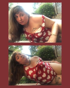 Lena Dunham Instagram - This is a moment of gratitude- not for the sun (although it sure is sweet after all this London rain, and I thought rain was my thing...) And not for this new bathing suit (although it’s pretty exciting when something is both covered in hearts AND accommodates the ample belly.) No, this is gratitude for YOU. It’s easy to go down the rabbit hole, yelling about how the internet is mean and false and destroying our social fabric yadda yadda yadda, but this community, right here on the ‘gram, has been so consistently loving, kind and connected for such a long time. You’ve generously allowed me to share my tougher moments and my most sweet ones too and, most essentially for me since it is why I am haunting the planet like a ghost who can’t read the room, my art. The fact that you’ve shown me love when I am, in fact, a stranger is a testament to the goodliness of human nature. So this is just a note to say thank you, I’m with you and - to quote my love @taylour- remember to put your feet in the grass. I just did and it helped, with everything. Then I saw a slug and came back on the deck but you know, points for trying? I’m giving you all points for trying this Monday. ❤️☀️