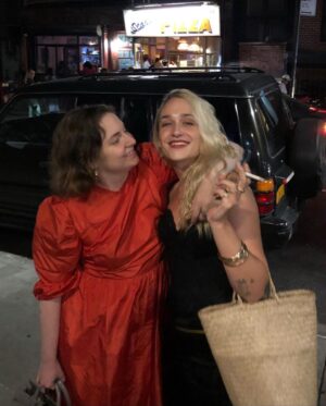 Lena Dunham Instagram - Happy Birthday to a stone cold fox with a heart of fire and a body like a race car. You may not be very polite via text message, but you’re absolutely who I’d choose to enter an apocalypse or be trapped in an escape room with (and I feel like we’ve tried both at least once.) I love you this and every year. I hope to spend the rest of my life copying your clothing and mannerisms and apologizing for your behavior.