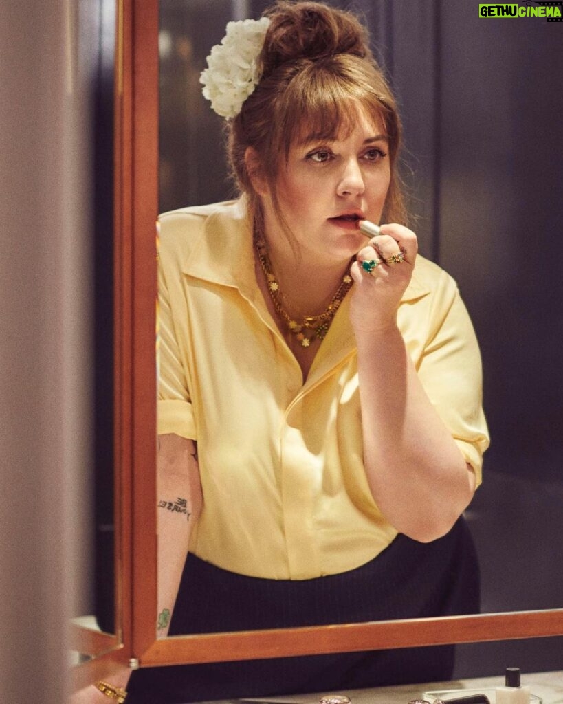 Lena Dunham Instagram - I've always been a fluctuator, but it wasn't until I got into my thirties and had a hysterectomy that I started to really settle into my adult body and- spoiler alert- she wasn't a size 4. Gone were the days I could keep a pair of too-small jeans then decide to subsist on coffee for six days in order to get them back on, and gone were the days that I wanted to. Instead, I yearned to find some peace and sustainability in my body. I valued my mental and physical health over an outdated image of how I thought I'd look at this age (Holly Golightly meets Courtney Love) or numbers on a scale (haven't weighed myself in several years, turn around when they do it at the doctor, broke up with that metric when it became a ceaseless brain worm.) But once I was firmly in my plus-sized body, I started to look around at the fashion landscape and realized that the perceptions of bigger bodies- that we want to dress like grandmas, rockabilly chicks or club divas- are whack as hell. In truth there are as many variations of plus-sized girls as there are straight-sized girls. We want what you want, and we want it how you want it. My goal with these looks for @11honore was that they would have the energy of the artist women I grew up around in downtown New York, free thinkers who leaned into masculine suiting but also loved to play with feminine shapes, who made their way from the studio to the flower market on 14th street to pick up their kids, then out to the Public Theater and need to layer and function. But those vintage-inspired looks tend to exist in slim cuts for waifs, and I don't want any plus woman to wonder if she'll fit into these clothes. I know that I for one never want to pray as I pull up a pair of jeans again- what a useless thing to pray about. I'm so excited for these @11honore styles to finally be available to shop online, and can't wait to see you in them. Please, for the love of a God greater than I, tag us and show us how you're wearing the pieces, tell me how they make you feel, and tell me about your journey with fashion and your body. I'm listening. Link in bio. #11HxLD