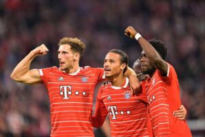 Leon Goretzka Instagram - Zeichen gesetzt. @fcbayern Stimmung in der Arena war mega ! Weiter so 💪🏼