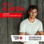 Leon Goretzka Instagram - Wer Blut spendet, der spendet auch Mut und Leben. Lasst uns gemeinsam dafür Sorge tragen, dass uns niemals das Blut ausgeht. Geht raus, spendet Blut und rettet Leben! #MissingType #Blutspende #erstwennsfehltfälltsauf @drkblutspende @blutspendebayern