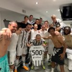 Leonardo Bonucci Instagram – LB500 👏🔥🦁🤍🖤 Allianz Stadium