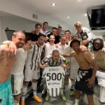 Leonardo Bonucci Instagram - LB500 👏🔥🦁🤍🖤 Allianz Stadium