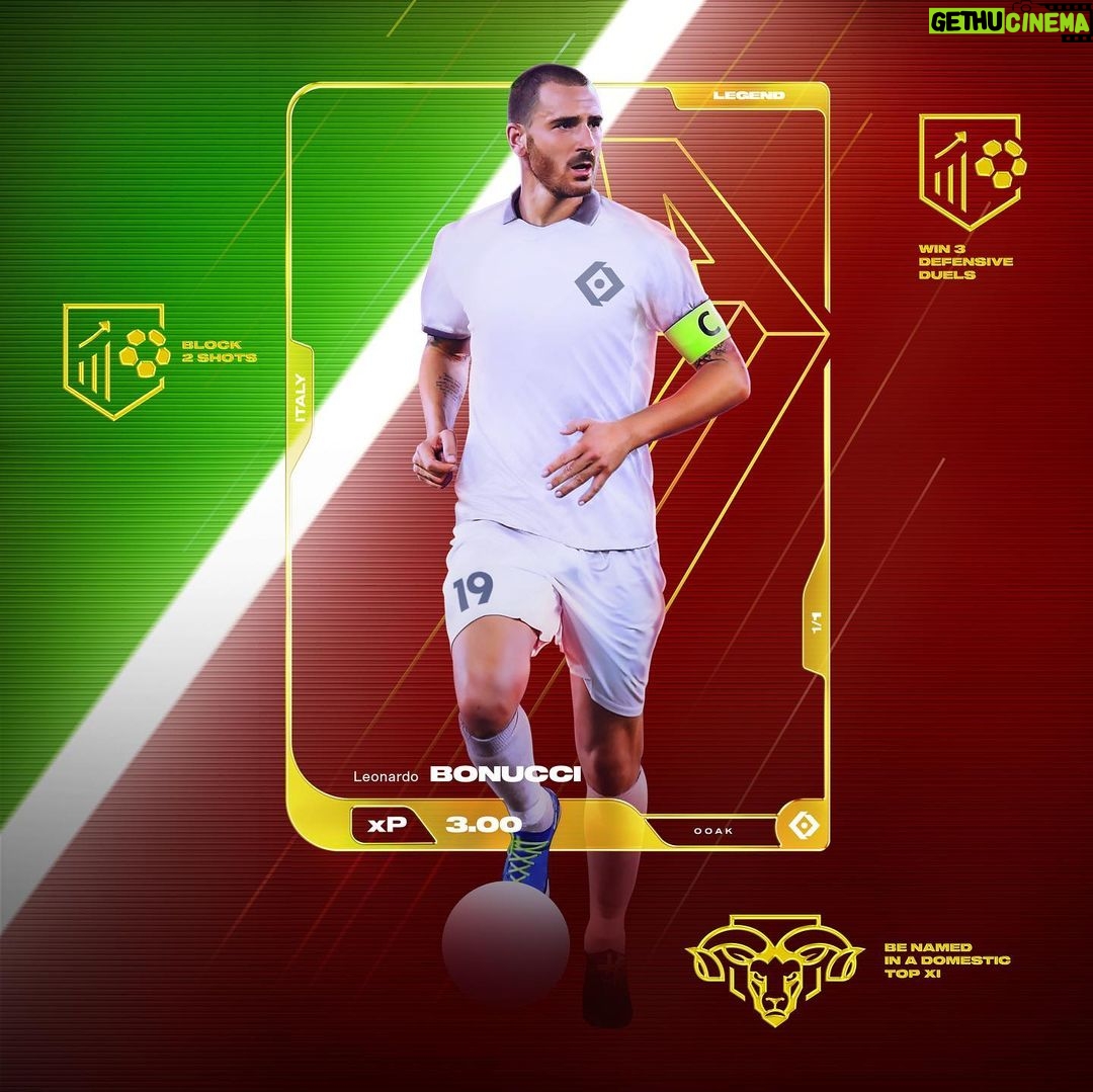 Leonardo Bonucci Instagram - Bonucci 🤝 OWNIC My digital cards are now available at @ownic_official You can own a piece of my journey. Ownic’s Cutting-edge technology links on-platform milestones with real-time data and accumulates xP on the card. The xP can then be utilized to participate in tournaments and win many prizes. 🏆 🛒Visit OWNIC Marketplace 🃏Buy my Card ⬆️Grow and Boost xP ⚽️Break The Mould Get my digital cards at ⏩calcio.ownic.com #OWNTheJourney #OWNIC #BreakTheMould #DigitalCards #DynamicCards // Bonucci 🤝 OWNIC Sono uscite le mie nuove digital card su @ownic_official Partecipa a tornei e vinci premi esclusivi grazie ai punti xP che potrai accumulare sulla tua Card. Ottenerli è semplice, grazie alla tecnologia all’avanguardia di Ownic, infatti, i dati reali delle mie partite potranno contribuire a farti ottenere punti xP da poter usare sulla piattaforma Ownic! 🛒Visita il Marketplace OWNIC 🃏Acquista la mia Card ⬆️Cresci e potenzia xP ⚽️Rompi gli schemi Ottieni ora la mia digital card su ⏩calcio.ownic.com #OWNTheJourney #OWNIC #BreakTheMould #DigitalCards #DynamicCards
