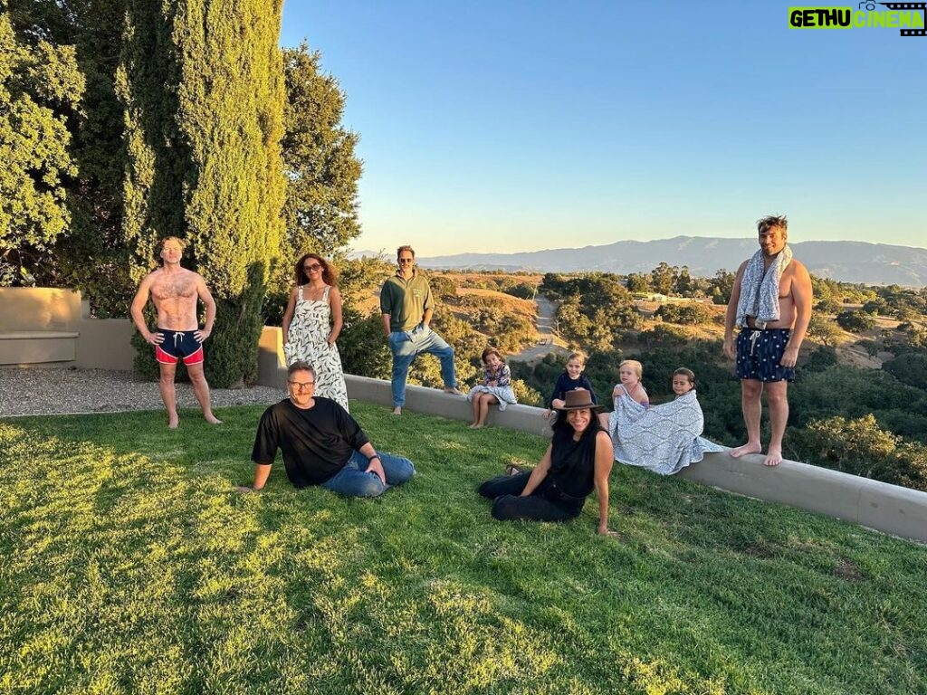 Lesley-Ann Brandt Instagram - Full heart with our LA Fam. ❤😌 Santa Ynez Valley, California