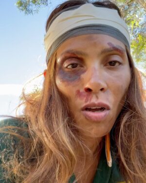 Lesley-Ann Brandt Instagram - “What you going as?” A WINNER 🇿🇦🏆 #ialsohaveamedal Happy Halloween #halloween #bokke #springboks
