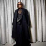 Lesley-Ann Brandt Instagram - About last night @amcthewalkingdead premier #walkingdead #theoneswholive Coat @fearofgod Dress @michellerhee.nyc Boots @khaite_ny Gloves @seymouregloves Sunglasses @jacquesmariemage