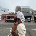 Lesley-Ann Brandt Instagram - I remember being the one on his shoulders. 🥹