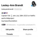 Lesley-Ann Brandt Instagram - Come join me on 🪡🧵 @threadsapp 💋