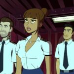 Lesley-Ann Brandt Instagram - So happy to share our little show. An awful lot of hard work by some incredible people went into making Captain Fall. Written by very weird Norwegians @brodskiver & @torgerjonasen who I adore, directed by another weirdo @jtruss who is ok and starring a bunch of really talented weirdo’s @jason_ritter @chris_meloni @trondfausa @carriganagain @cedricyarbrough @pagetpagetgram #bebeneuwirth @adamdevine @realchrismcdonald @flula and all thanks to the biggest weirdo of all @eporterhogan 😘 July 28th #captainfall ⚓️