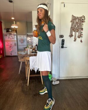 Lesley-Ann Brandt Instagram - “What you going as?” A WINNER 🇿🇦🏆 #ialsohaveamedal Happy Halloween #halloween #bokke #springboks