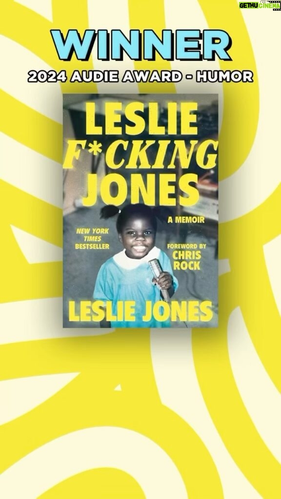 Leslie Jones Instagram - Feeling blessed and honored to WIN a 2024 Audie Award for my book, Leslie F*cking Jones. A massive thank you to @audiobooks and all of YOU for your support. Thanks to @elecegreen for all your work in the book! If you haven’t peeped my book yet, hit the link in my bio to snag it NOW! #Audies2024
