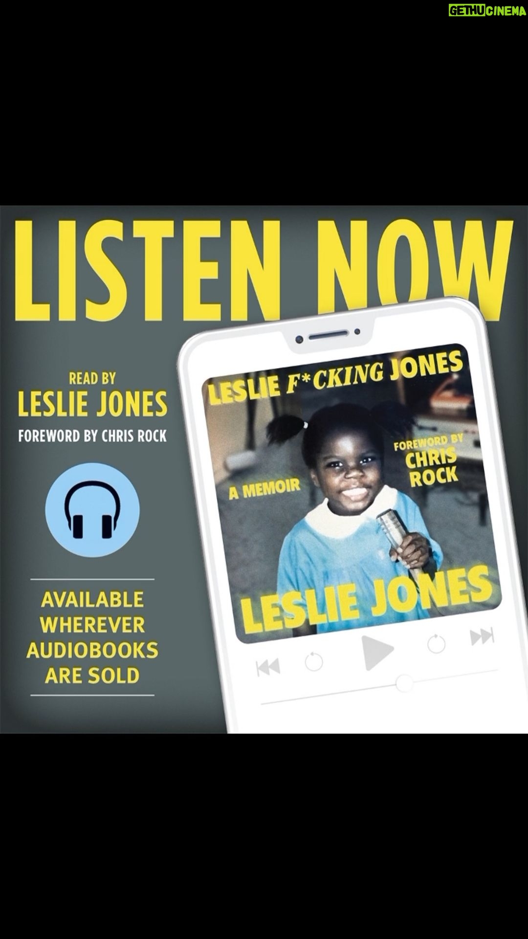 Leslie Jones Instagram - To celebrate the release of my new book LESLIE F*CKING JONES, I’m sharing an audio excerpt with you all. I hope you enjoy. Want more? You can order your copy with the link in my bio. #lesliefckingjones #iamlesliejones