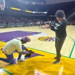 Leslie Jones Instagram - Yoooooo I met CHERYL MILLER!! I’m screaming!! She is a legend! Sometimes I can’t believe the folks I get lucky to meet!! @la_sparks played their asses off tonight!!