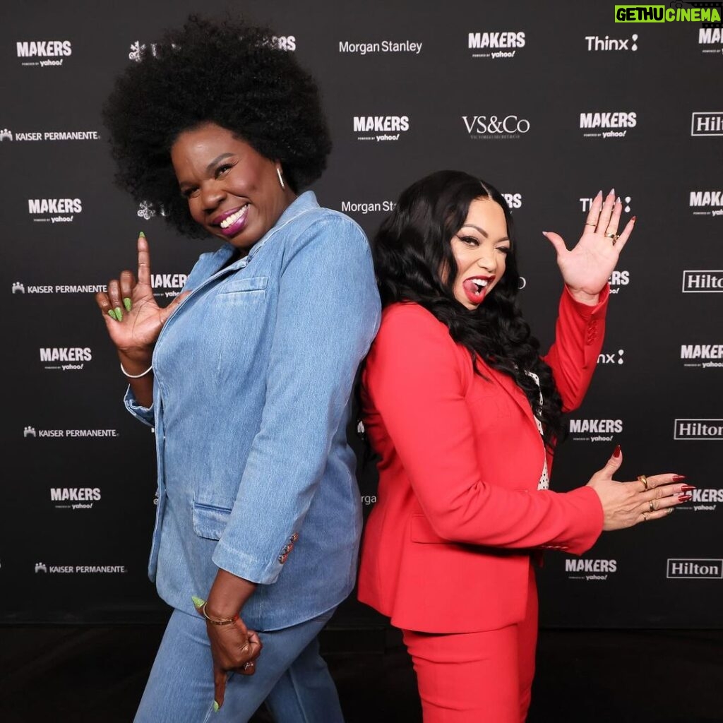 Leslie Jones Instagram - MAKERS @ night was an unforgettable experience with kweens 👑 Leslie Jones and Tisha Campbell! Jones’ memoir, Leslie F*cking Jones is a must-read. The #MAKERSWomen left MAKERS @ night filled with so much inspiration, truth, and points on pay equity and how to create a path for #FutureMAKERS to come. 📸: Rodin Eckenroth and Emma McIntyre @gettyimages The Beverly Hilton