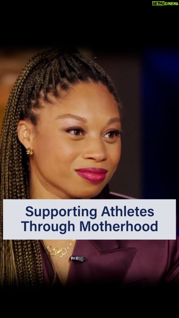 Leslie Jones Instagram - “We need to support every athlete holistically, and that means motherhood as well.” - @allysonfelix