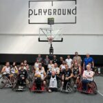 Levan Goroziya Instagram - В конце тренировки, на другой половине площадки начался VI этап Лиги Сильных Людей. Люди вдохновляющие меня, своим примером, на движение вперед, несмотря ни на что! И вы посмотрев, на эту фотографию, улыбнитесь и вперёд! Командам победы! Победителям, с меня билеты на концерт на ВТБ Арену. Playground Moscow
