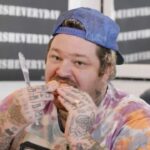 Lil Dicky Instagram - My husband @itsbennyblanco made the best food show ever with @mattymatheson and I was their humble guest this week. Watch me avoid pickles and discuss constructing various items to fuck