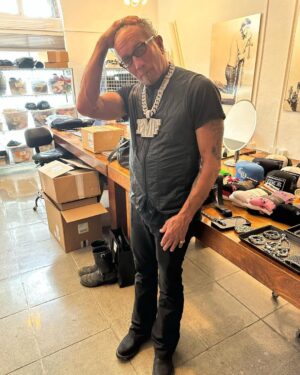Lil Meech Instagram - My Family… Living Legend @richardstarkchromehearts