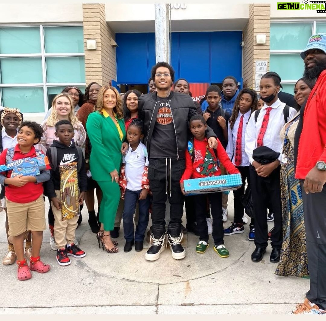 Lil Meech Instagram - Thank You Edison Elementary ❤️