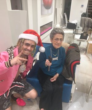 Lil Pump Instagram - Grandma pump my shoota