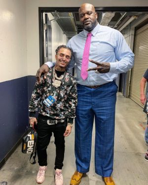 Lil Pump Instagram - Me & my uncle shaq