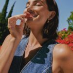 Lily Aldridge Instagram - Been loving @sakaralife for 11 years and can’t wait to enjoy it for many more!!! Thank you @whitneytingle @danielleduboise for creating Delicious & Nutritious meals 🍓 Scroll ~> 🤍 Photos by @liannatarantin Hair @fa.rm.er Makeup @katesynnottmakeup Styled by @anninamislin @erin.cauley