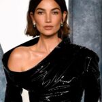 Lily Aldridge Instagram - Night out with @VanityFair✨ Wearing Gorgeous @balmain by @olivier_rousteing 💋 Pearls by @official_mikimoto 🖤 Shoes for danicing all night @jimmychoo 💃🏽 Styled by @daniellegoldberg Makeup by @hungvanngo Hair by @jacobrozenberg #VFOscars #VanityFairOscarParty @gettyentertainment