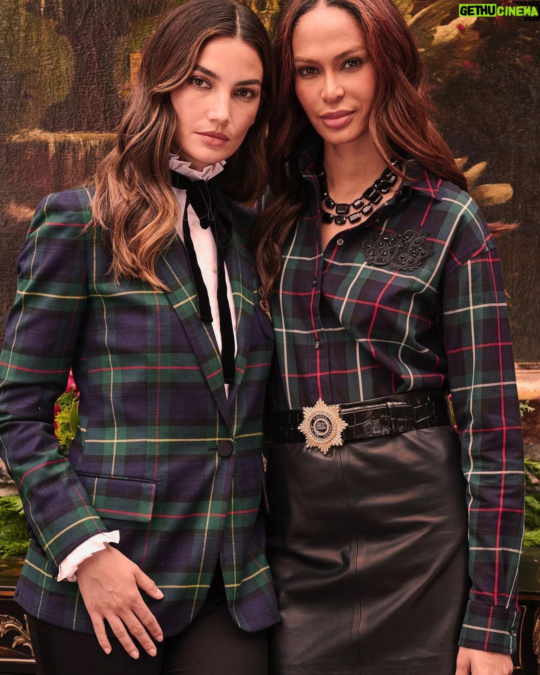 Lily Aldridge Instagram - Ready to Celebrate the Holiday Season with @laurenralphlauren ❤️
