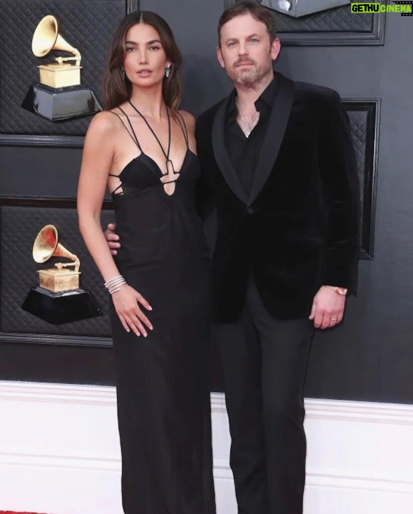 Lily Aldridge Instagram - So proud to attend @recordingacademy with my Husband to celebrate his 13th Grammy Nomination ❤️ Its incredible to witness the start of a song, watch it grow, all the work that goes into creating it & to get to this moment makes my heart burst with pride ❤️‍🔥 Congratulations to all the amazing nominees & thank you for sharing your gifts with the world 💋🥰 And grateful to get to dress up for a night on the town with my best friend @tn_rooster 💋 Styled by @daniellegoldberg wearing @nensidojaka & @bulgari 🖤 Hair by @brycescarlett Makeup by @ninapark @welovecoco @chanel.beauty Nails by @tombachik @tailorhere