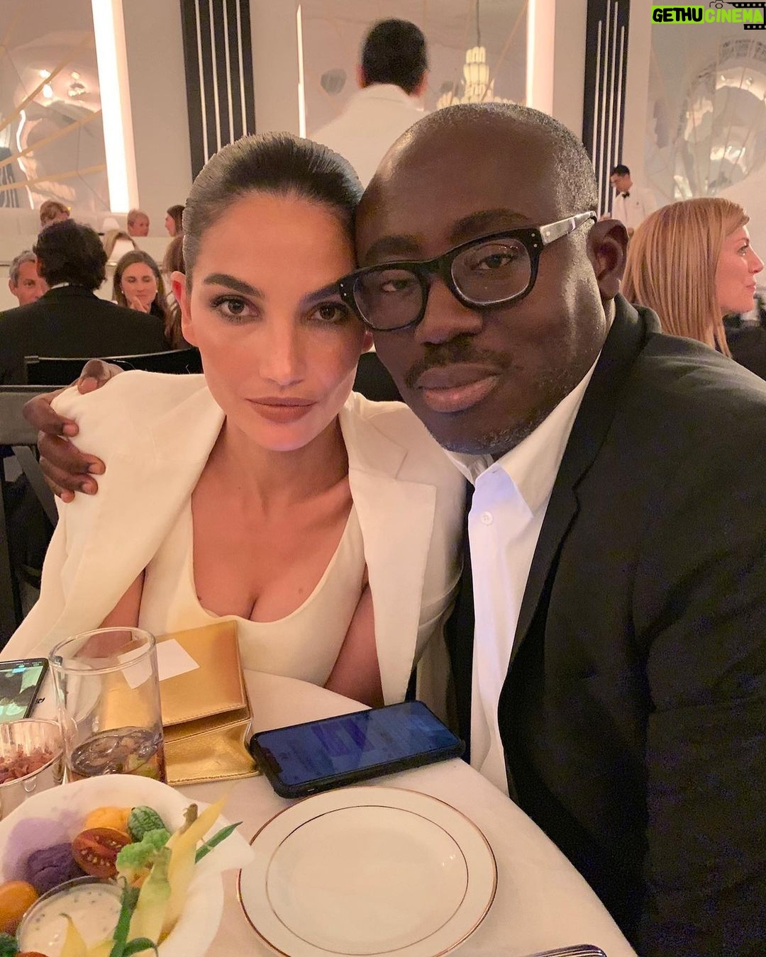 Lily Aldridge Instagram - Happy Birthday to the Most Loving & Loyal @edward_enninful ❤️ Wishing I was there to celebrate your major 50th tonight!!! Love you 💋💋💋