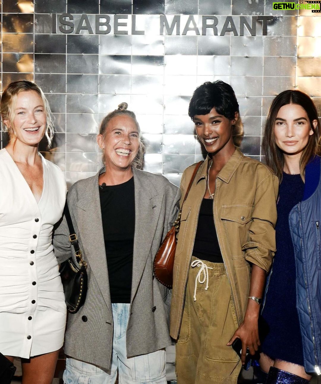 Lily Aldridge Instagram - 🪩NYC Nights with @IsabelMarant🪩