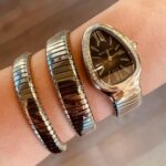Lily Aldridge Instagram - Grazie @bulgari for this Exquisite Serpenti Watch 🖤 #BulgariWathches #Serpenti #Bulgari