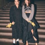 Lily James Instagram - 🖤 all about @erdem 🖤 and me and @billiepiper shot by @bella_bradbury 👯‍♀️