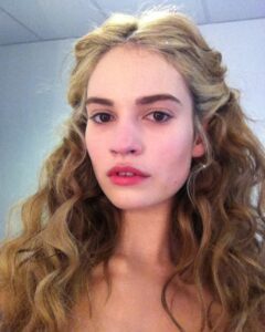 Lily James Instagram - Throw. Back. 👡
