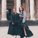 Lily James Instagram - 🖤 all about @erdem 🖤 and me and @billiepiper shot by @bella_bradbury 👯‍♀️