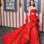 Lily James Instagram – I’m a little late… But this was the Golden Globes ♥️ 
Honoured to have been there Thank you @donatella_versace @charlottetilbury @onlynaturaldiamonds @harrywinston 🤍
And of course @rebeccacorbinmurray @ninapark @halleybrisker @betina_goldstein @taralcassandro damn I loved the chilled vibes x @shilabeautycenter