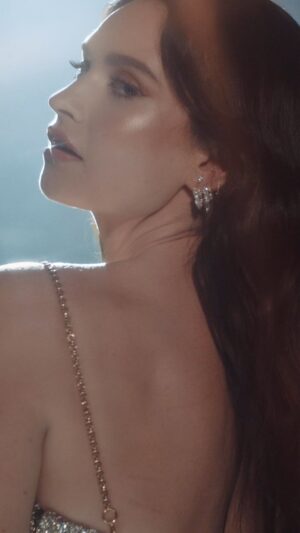 Lily James Instagram - I am so happy to be a part of Charlotte’s magical world in her new Holiday Campaign! #StudioTilbury we had so much fun. Thank you all for having me, and for the glam by @sofiatilbury using all things Pillow Talk and @peterluxhair #CharlotteTilbury #StudioTilbury
