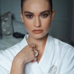 Lily James Instagram – These legends at TIFF @valeriaferreiramakeup @benskervin 🤍LOVE YOU 

Thank you so much as always xx