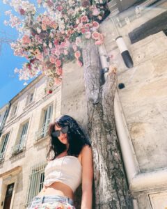 Lily James Instagram - Celebrating love in France