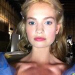Lily James Instagram - Throw. Back. 👡