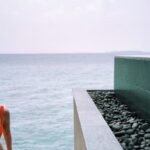 Lily James Instagram – Magical island.  @joalibeing I could have stayed forever 🌊💙 #wellbeing JOALI BEING