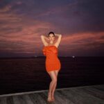 Lily James Instagram - Magical island. @joalibeing I could have stayed forever 🌊💙 #wellbeing JOALI BEING