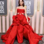 Lily James Instagram – I’m a little late… But this was the Golden Globes ♥️ 
Honoured to have been there Thank you @donatella_versace @charlottetilbury @onlynaturaldiamonds @harrywinston 🤍
And of course @rebeccacorbinmurray @ninapark @halleybrisker @betina_goldstein @taralcassandro damn I loved the chilled vibes x @shilabeautycenter