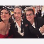 Lily James Instagram – I’m a little late… But this was the Golden Globes ♥️ 
Honoured to have been there Thank you @donatella_versace @charlottetilbury @onlynaturaldiamonds @harrywinston 🤍
And of course @rebeccacorbinmurray @ninapark @halleybrisker @betina_goldstein @taralcassandro damn I loved the chilled vibes x @shilabeautycenter