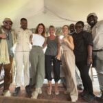 Lily James Instagram - Once in a lifetime. Thank you @greatplainsconservation for an unbelievable safari experience. Can’t wait to share the rest of my journey through Botswana @onlynaturaldiamonds @onlynaturaldiamonds_in @onlynaturaldiamonds_ae #conservationtourism #safarimoments And thank you Greg @safarifootprints 🫶🏻 Botswana Africa