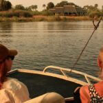 Lily James Instagram - Once in a lifetime. Thank you @greatplainsconservation for an unbelievable safari experience. Can’t wait to share the rest of my journey through Botswana @onlynaturaldiamonds @onlynaturaldiamonds_in @onlynaturaldiamonds_ae #conservationtourism #safarimoments And thank you Greg @safarifootprints 🫶🏻 Botswana Africa