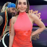 Lina Tejeiro Instagram - 🎀 Hoy noche de eliminación y un invitado especial 🎀 Nos vemos esta noche en #LaPrevia y #ElAfterShow por @vix 🧡