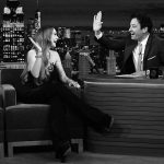 Lindsay Lohan Instagram - Always a pleasure 😁 @jimmyfallon @fallontonight 📷: Todd Owyoung/NBC @toddowyoung